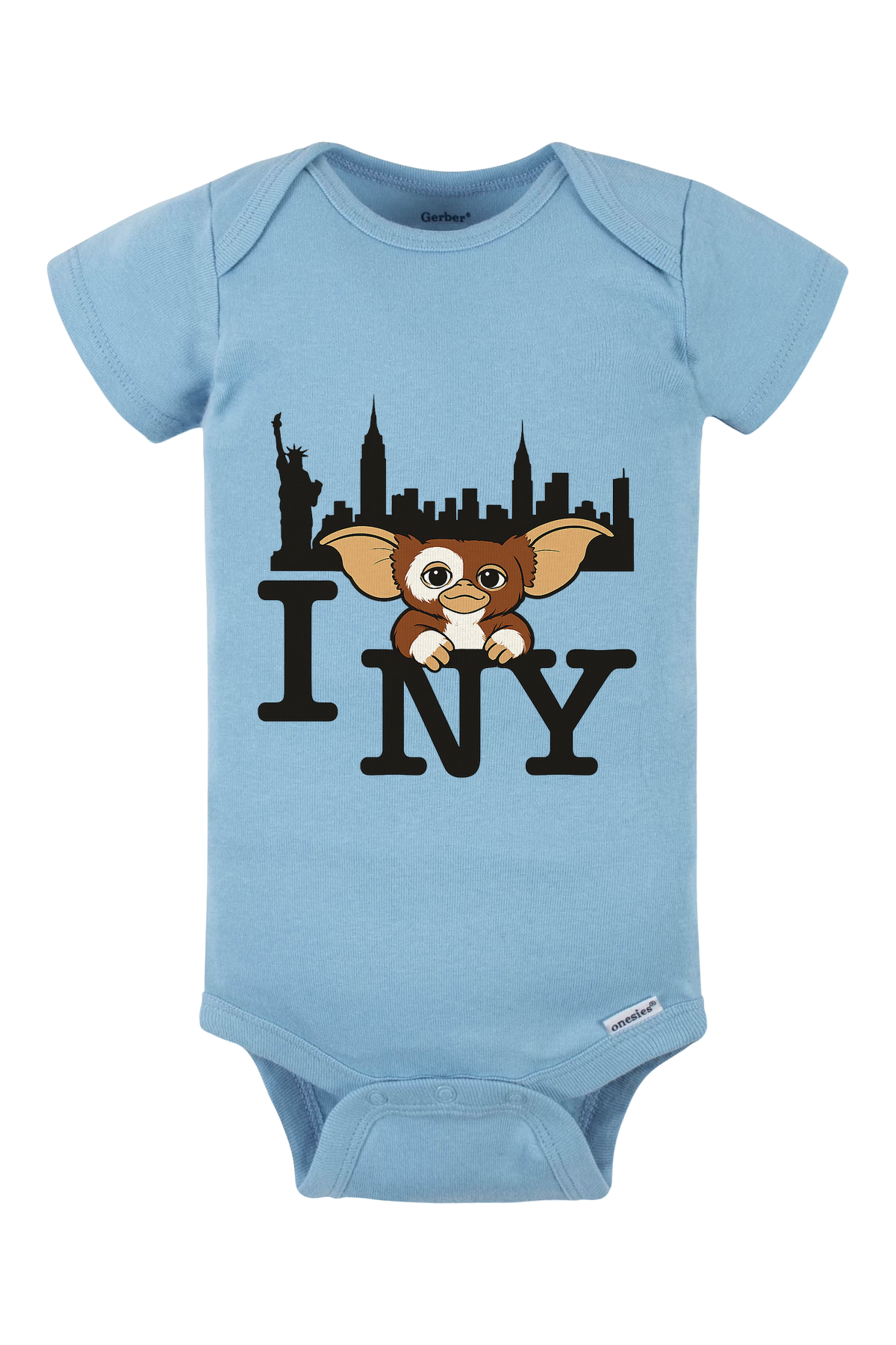 Gizmo NY Onesie - light blue
