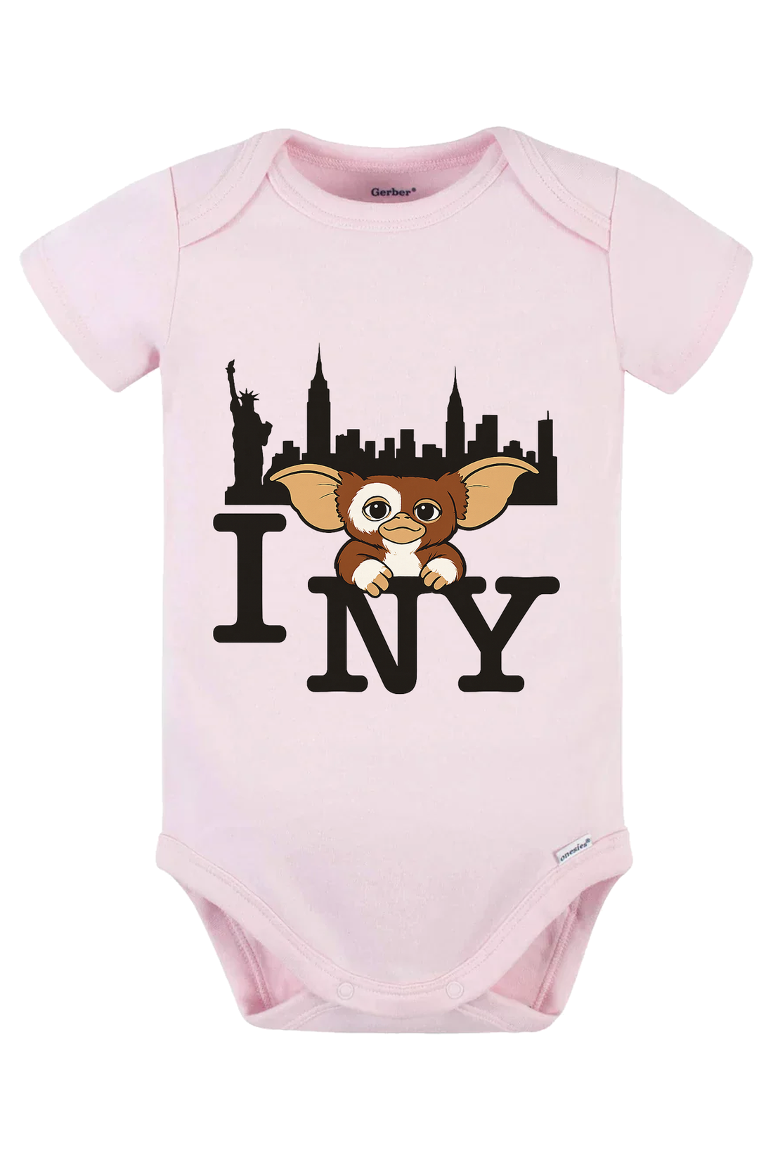 Gizmo NY Onesie - white