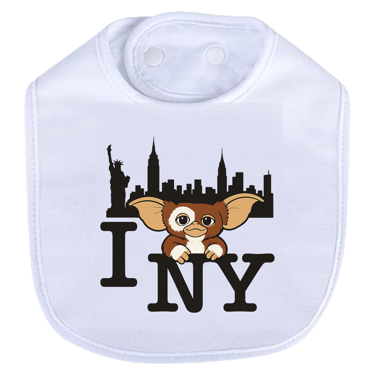 Gizmo NY Bib - white