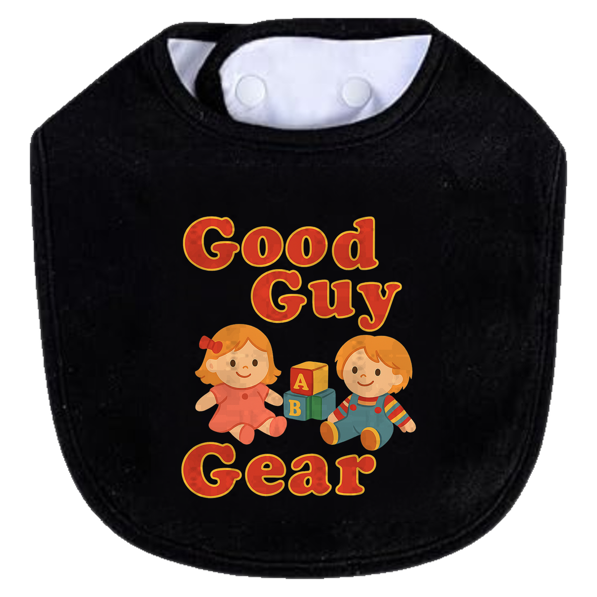 Goody Guy Dolls Bib - black