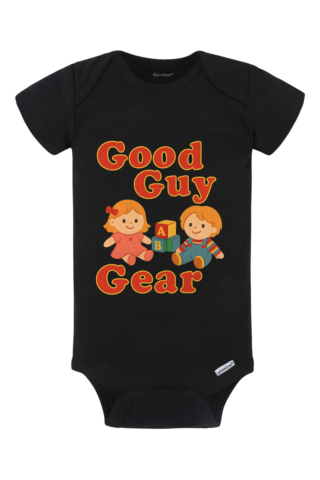 Goody Guy Dolls Onesie - black