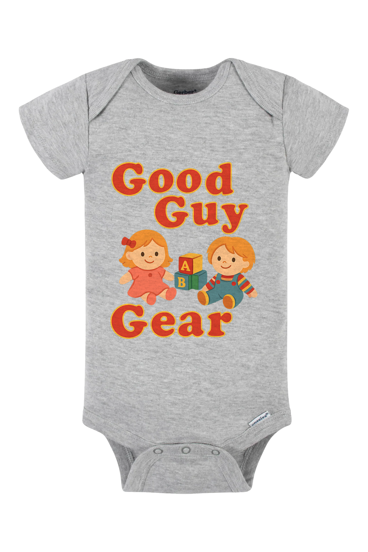 Goody Guy Dolls Onesie - gray