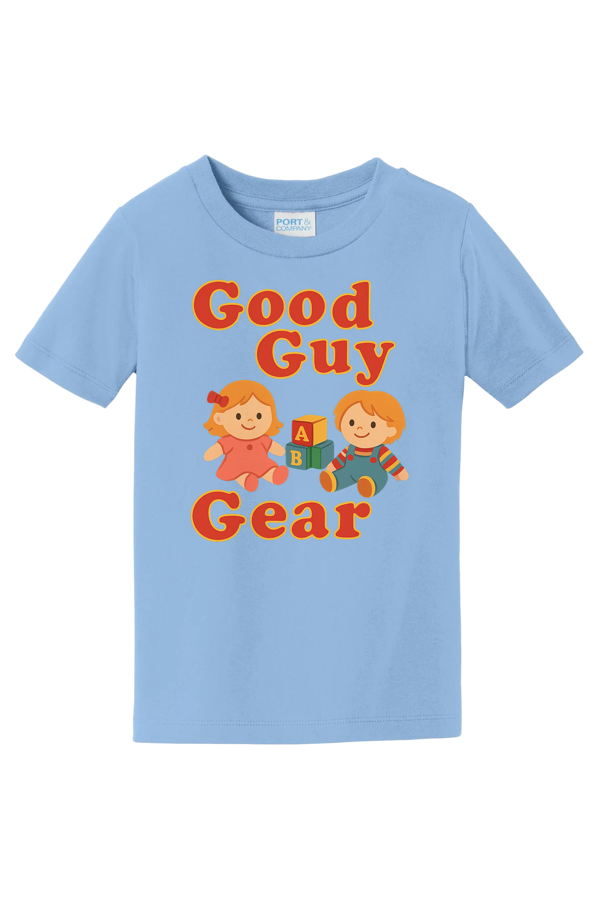 Goody Guy Dolls T-Shirt - light blue