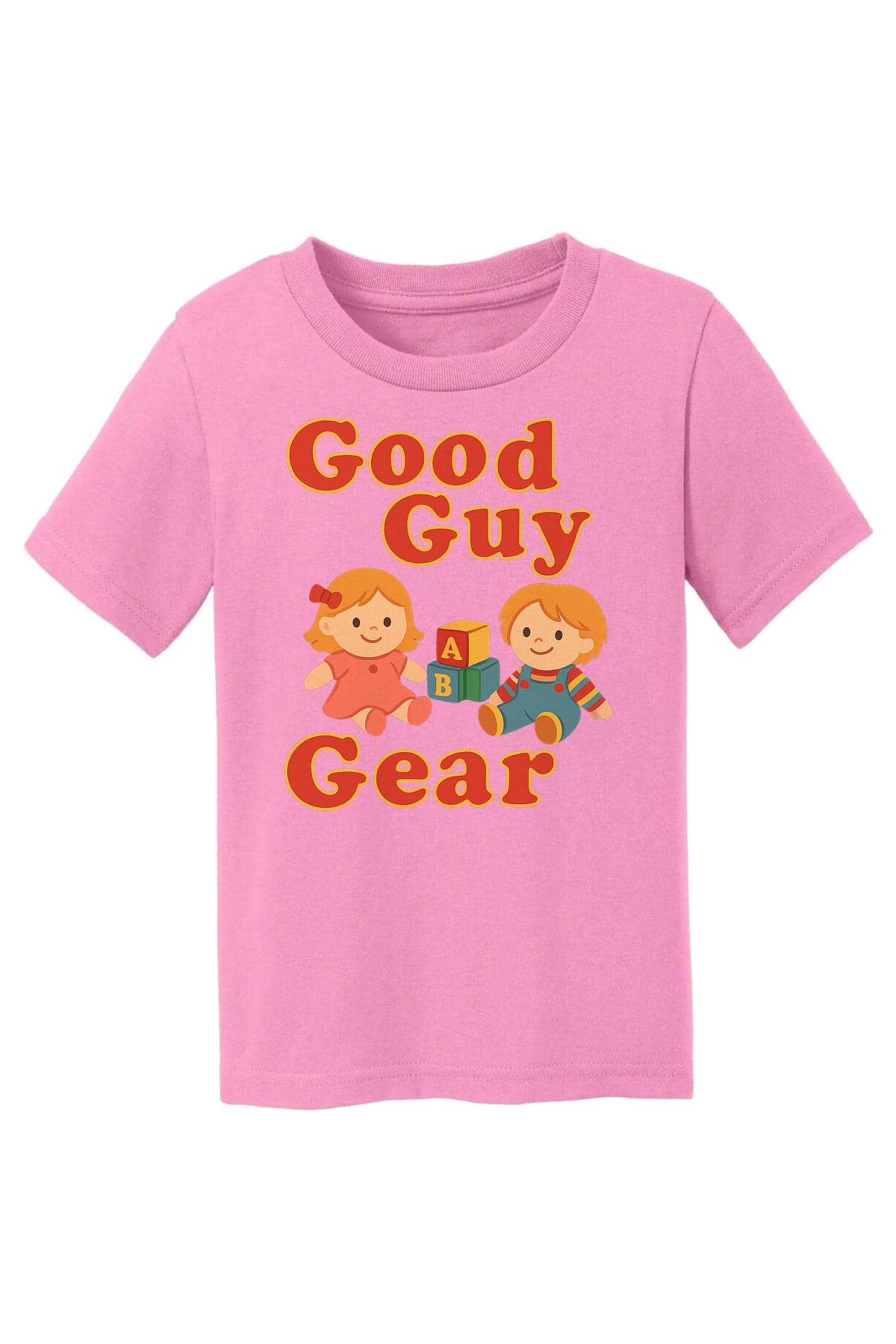 Goody Guy Dolls T-Shirt - pink