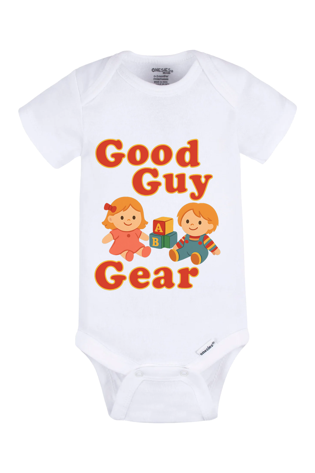 Goody Guy Dolls Onesie - black