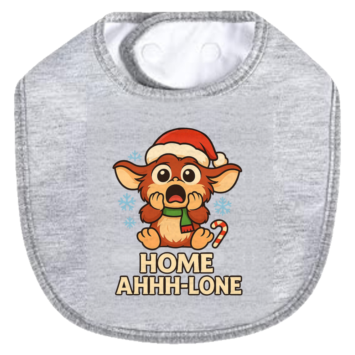 Gremlin Home Ahh Lone Bib - gray