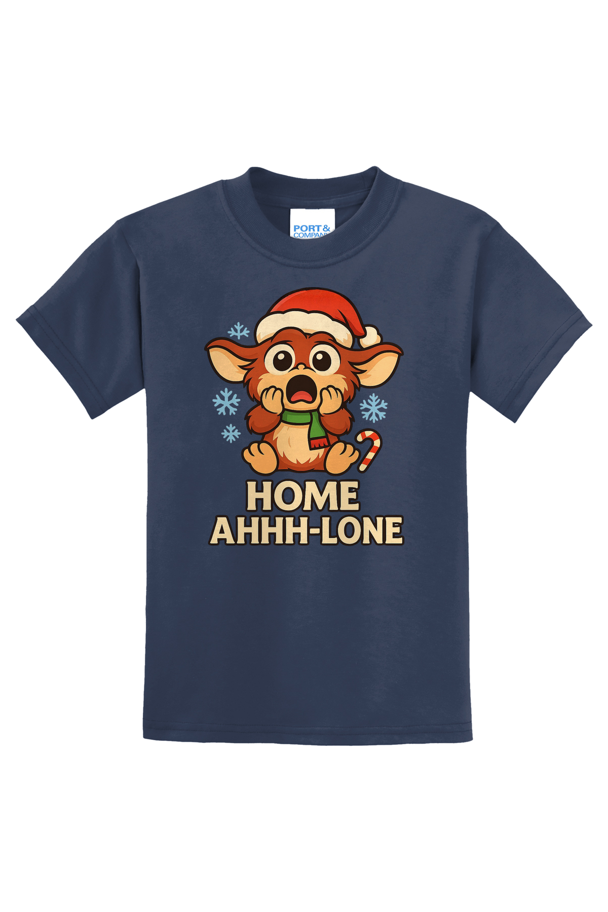 Gremlin Home Ahh Lone T-Shirt - navy blue