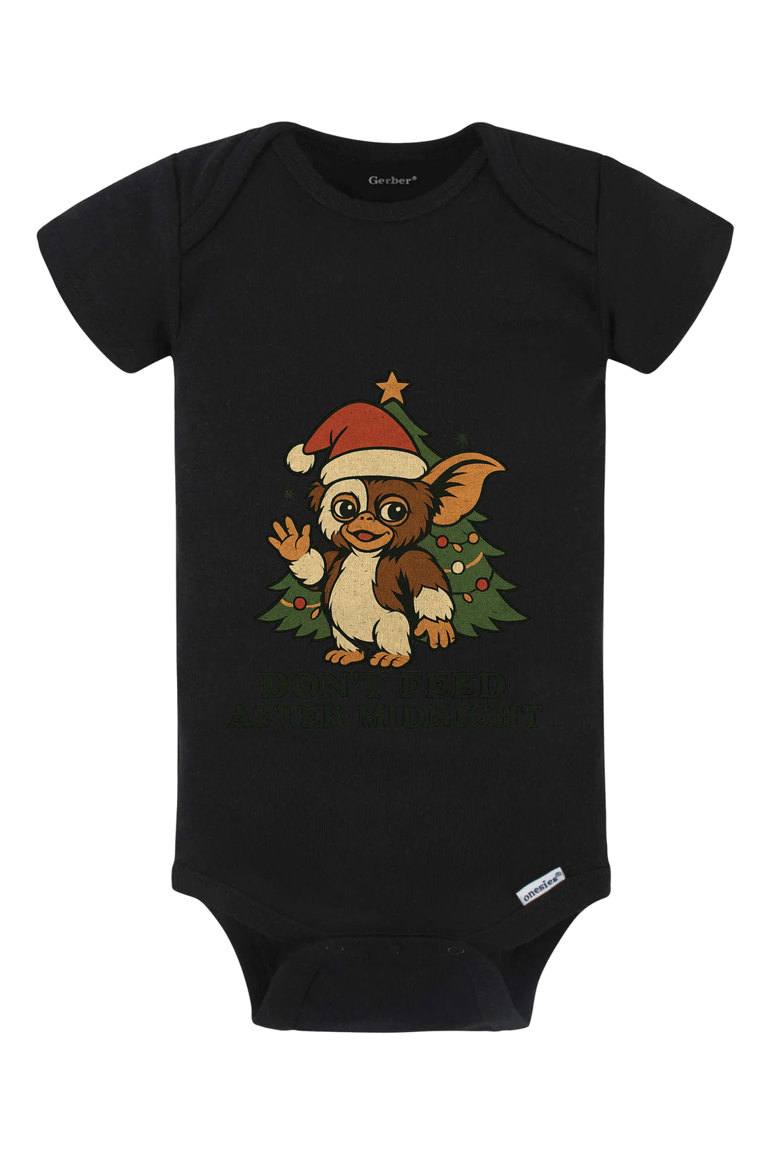 Gremline Christmas Onesie - gray
