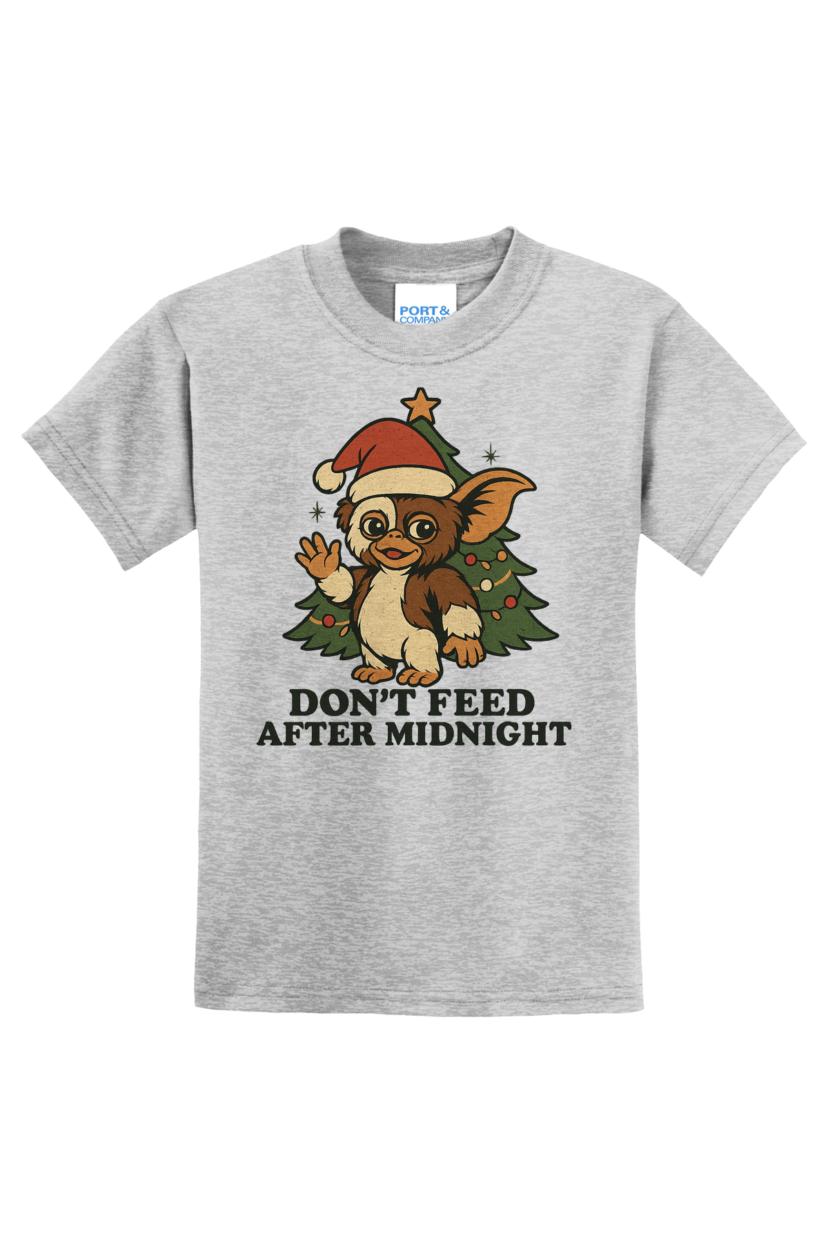 Gremline Christmas T-Shirt - gray
