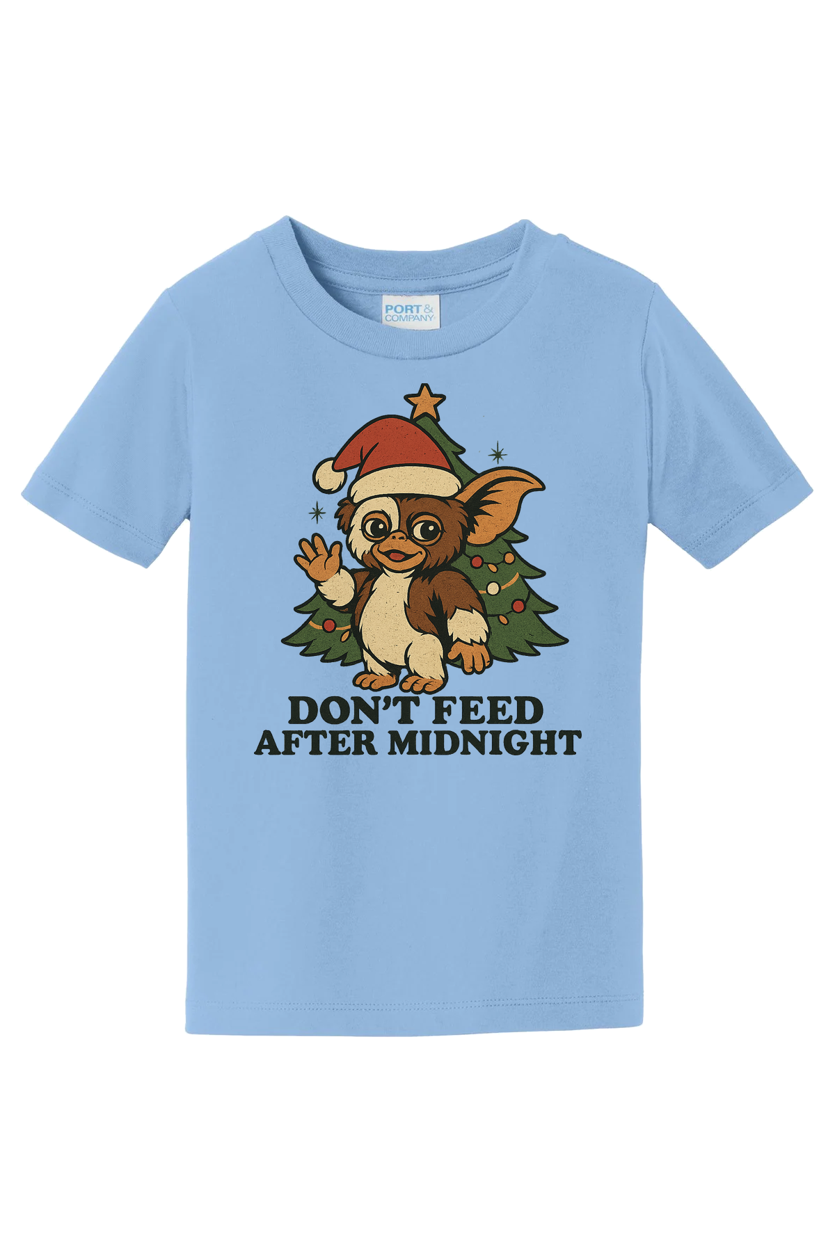 Gremline Christmas T-Shirt - light blue