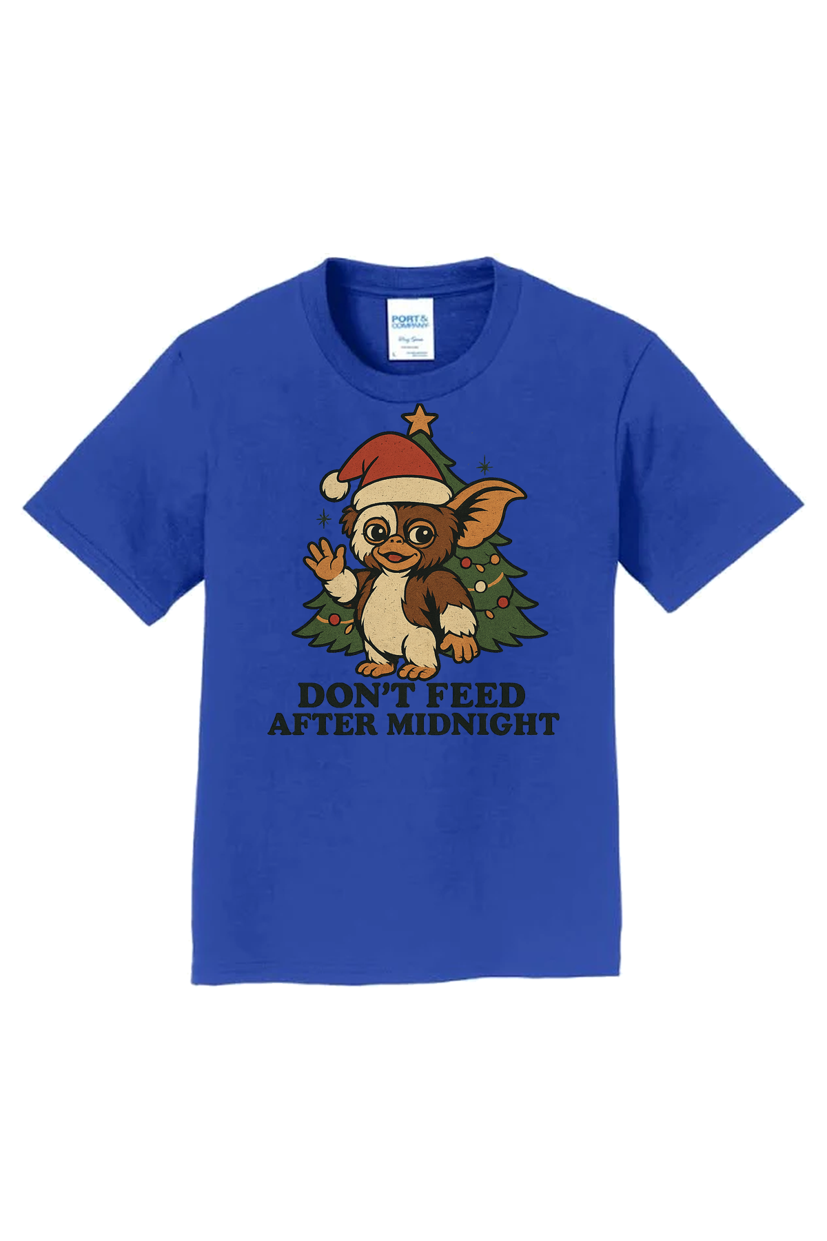 Gremline Christmas T-Shirt - royal blue