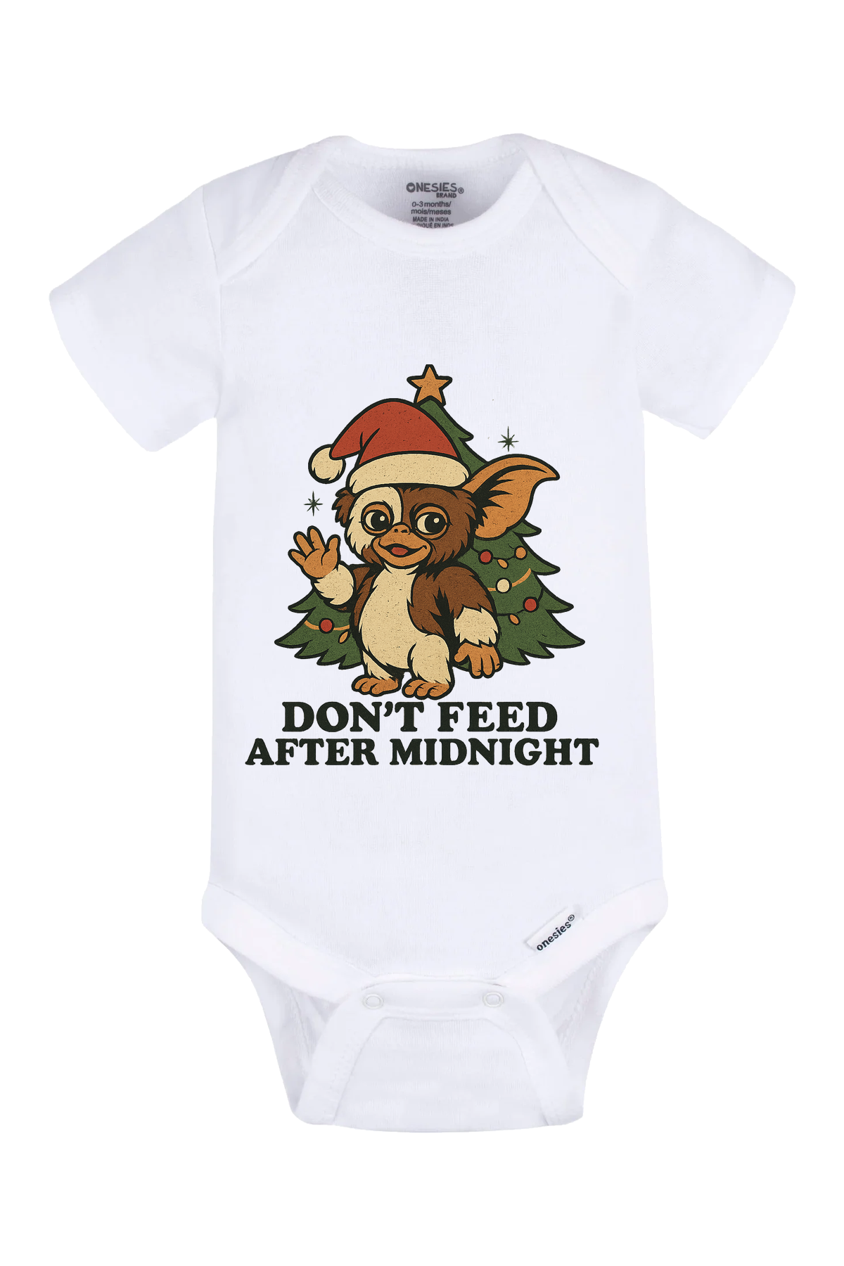 Gremline Christmas Onesie - white