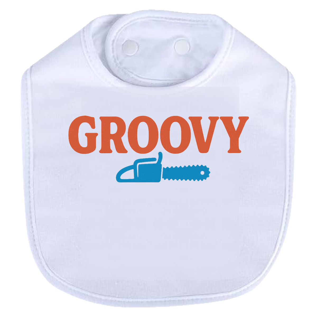 Groovy Bib - white
