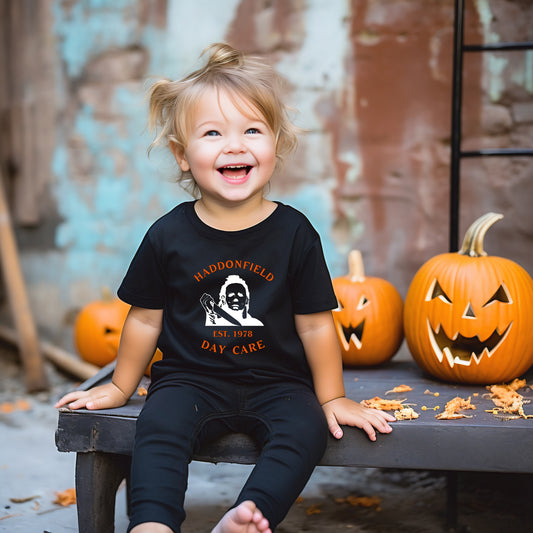 Haddonfield Day Care Halloween Horror Kids/Baby Shirt