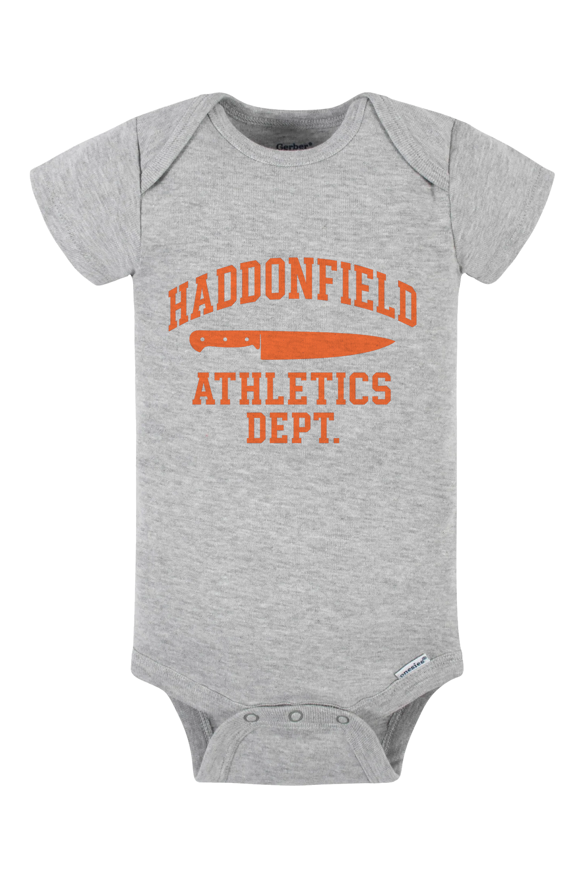 Haddonfield Athletics Onesie - gray