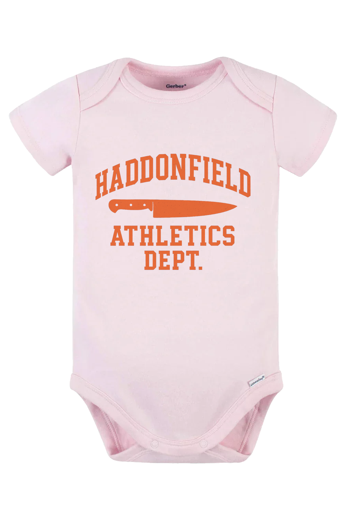 Haddonfield Athletics Onesie - pink