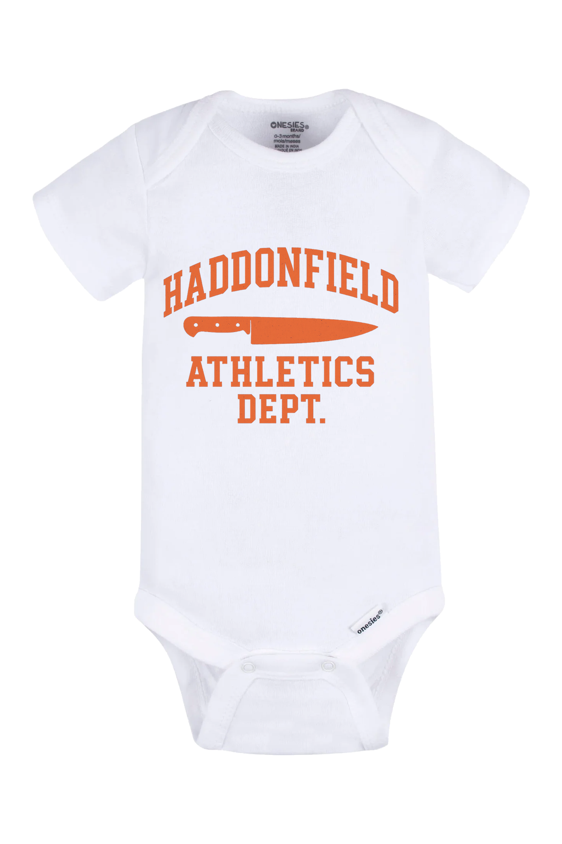Haddonfield Athletics Onesie - black