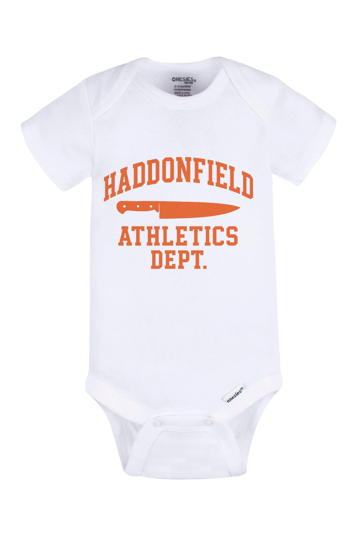Haddonfield Athletics Onesie - white