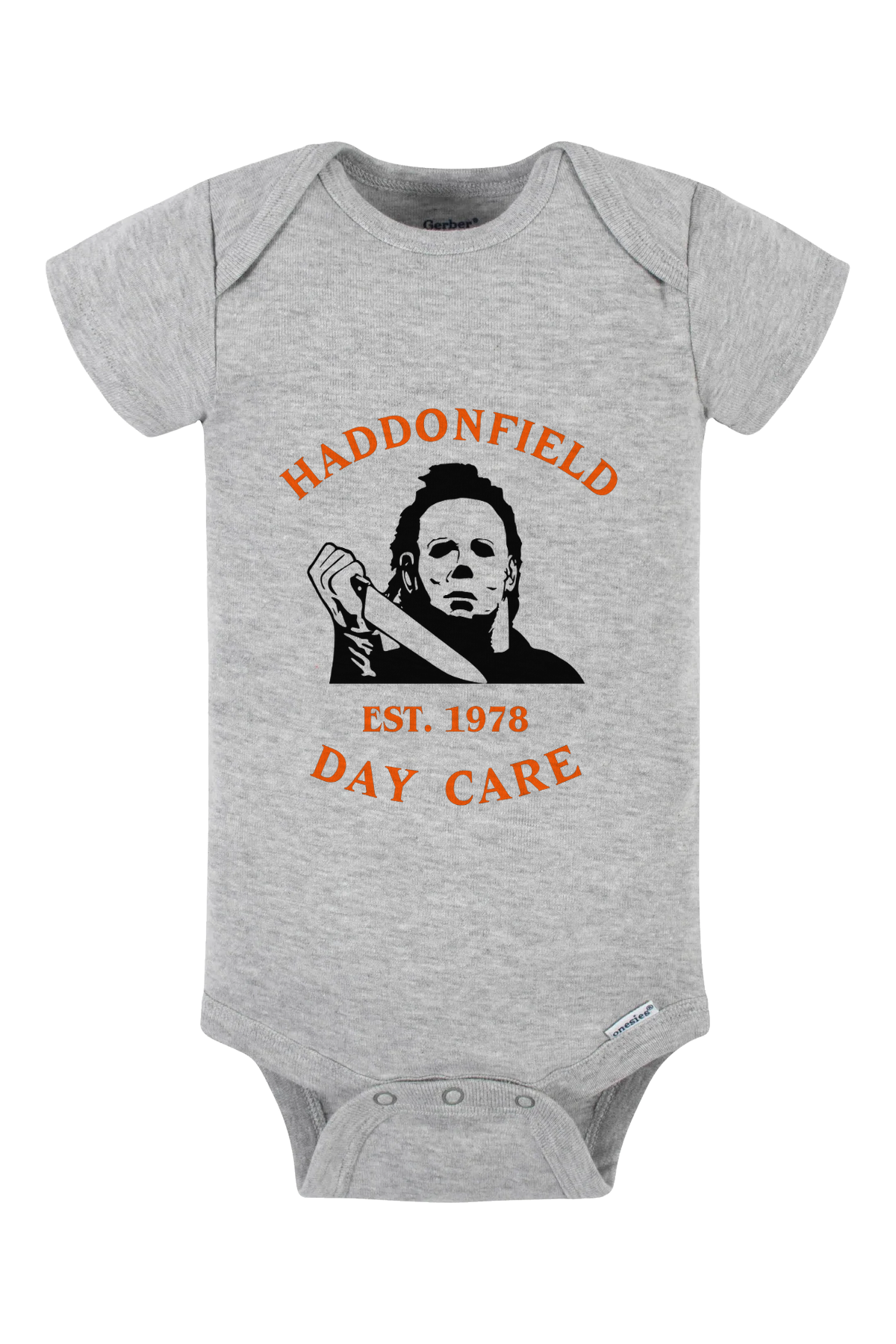Haddonfield Daycare Onesie - gray