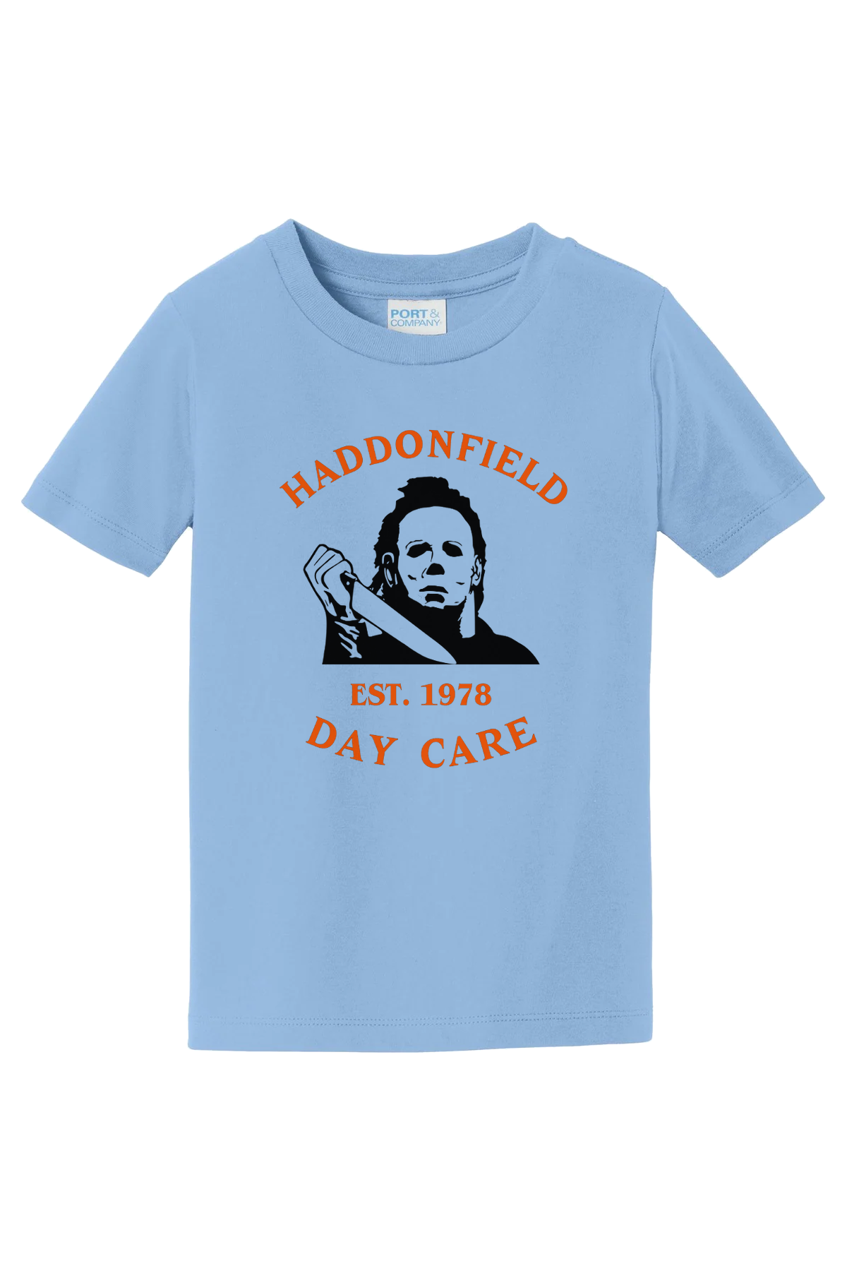 Haddonfield Daycare T-Shirt - light blue