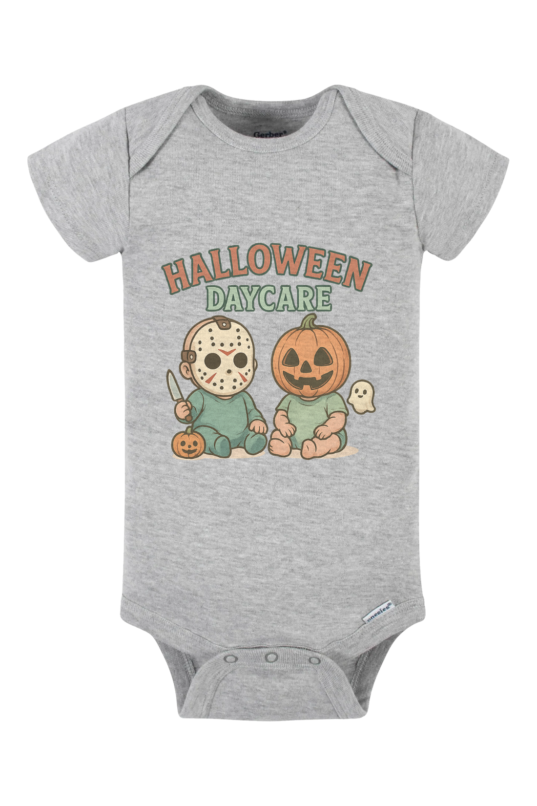 Halloween Daycare Onesie - black