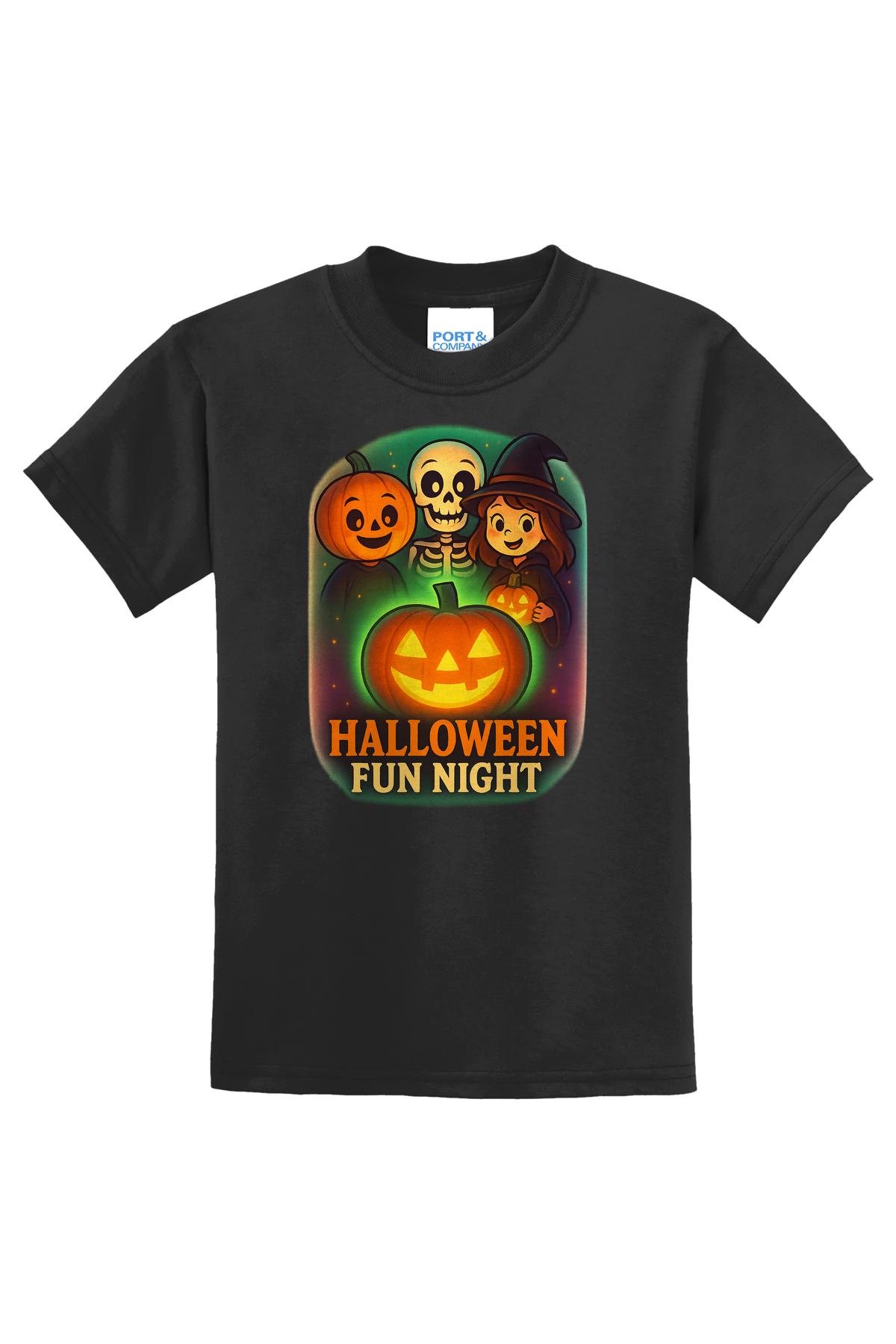 Halloween Fun Night T-Shirt - black