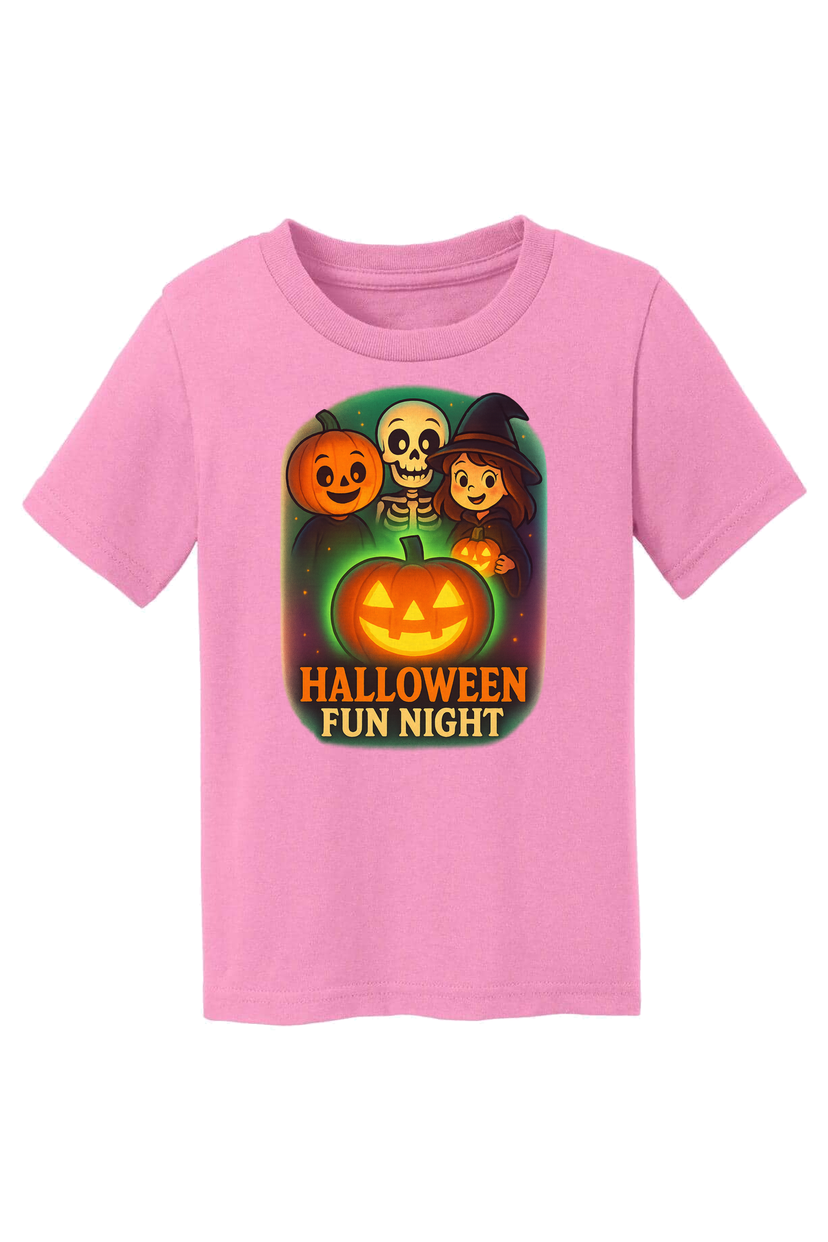 Halloween Fun Night T-Shirt - pink