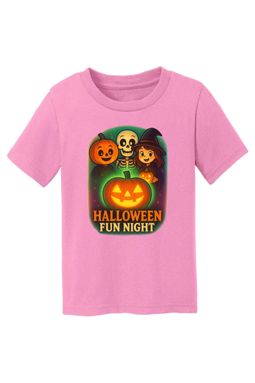Halloween Fun Night T-Shirt - pink