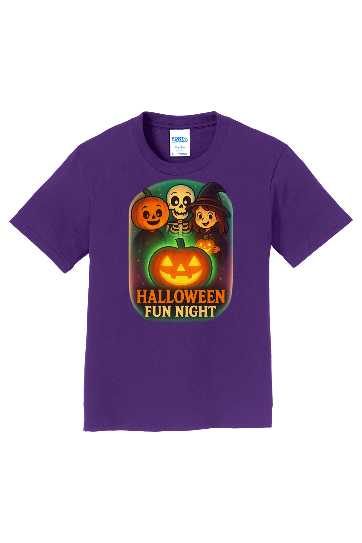 Halloween Fun Night T-Shirt - purple