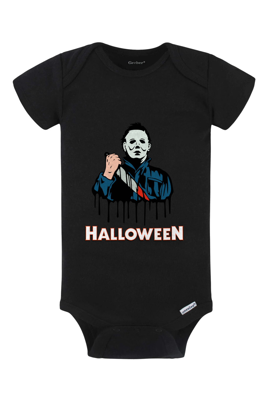 Halloween Onesie - light blue
