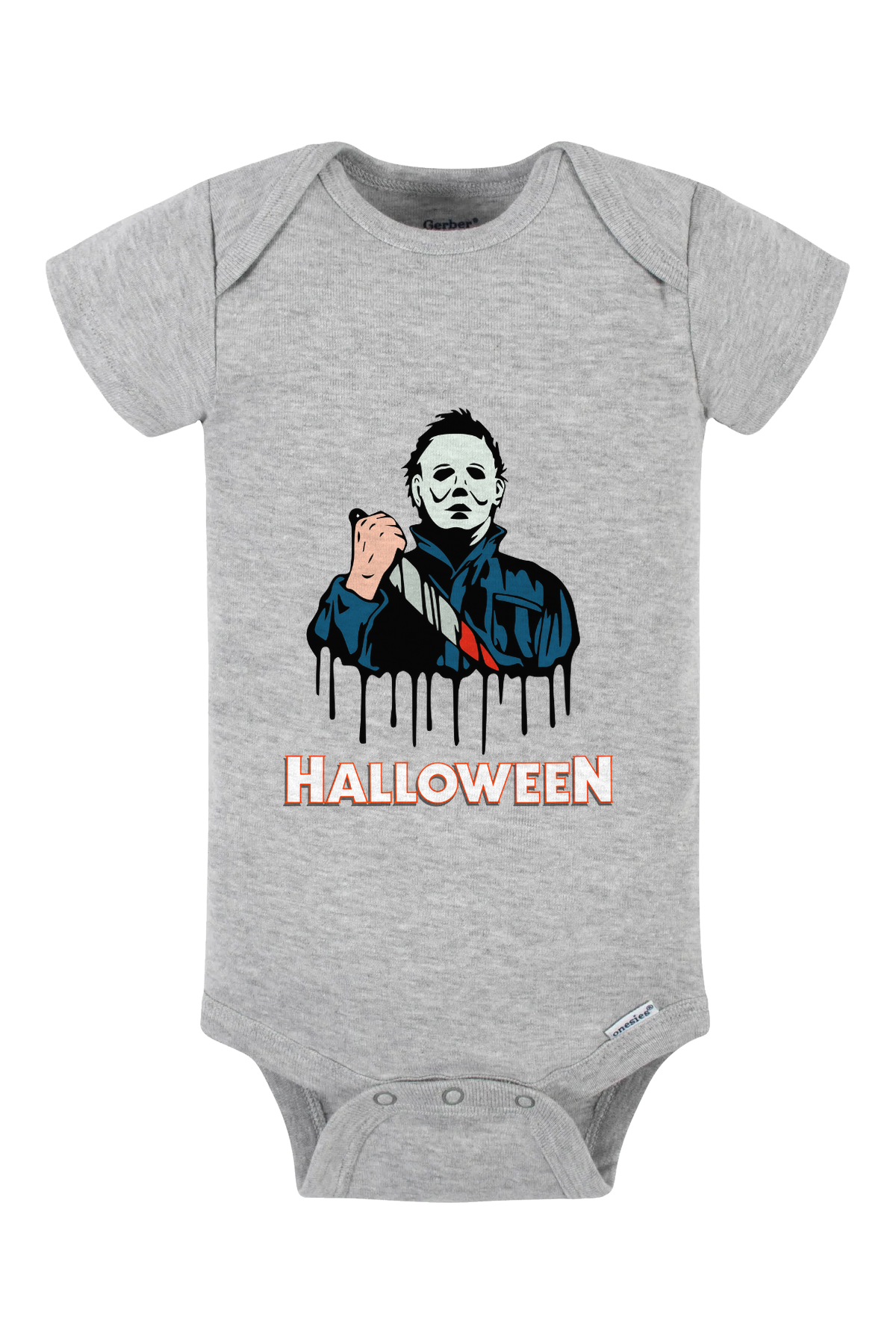 Halloween Onesie - gray