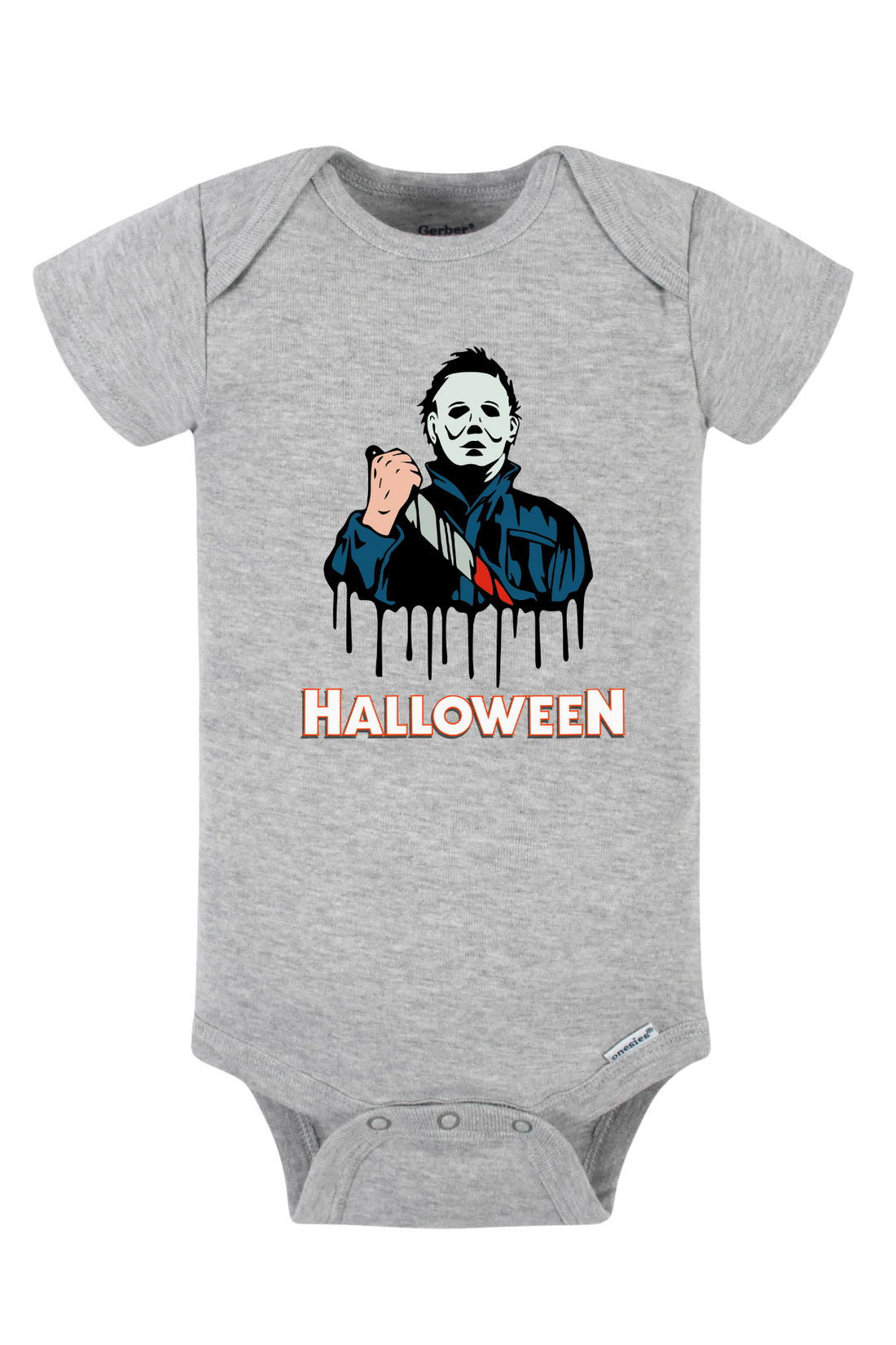 Halloween Onesie - light blue
