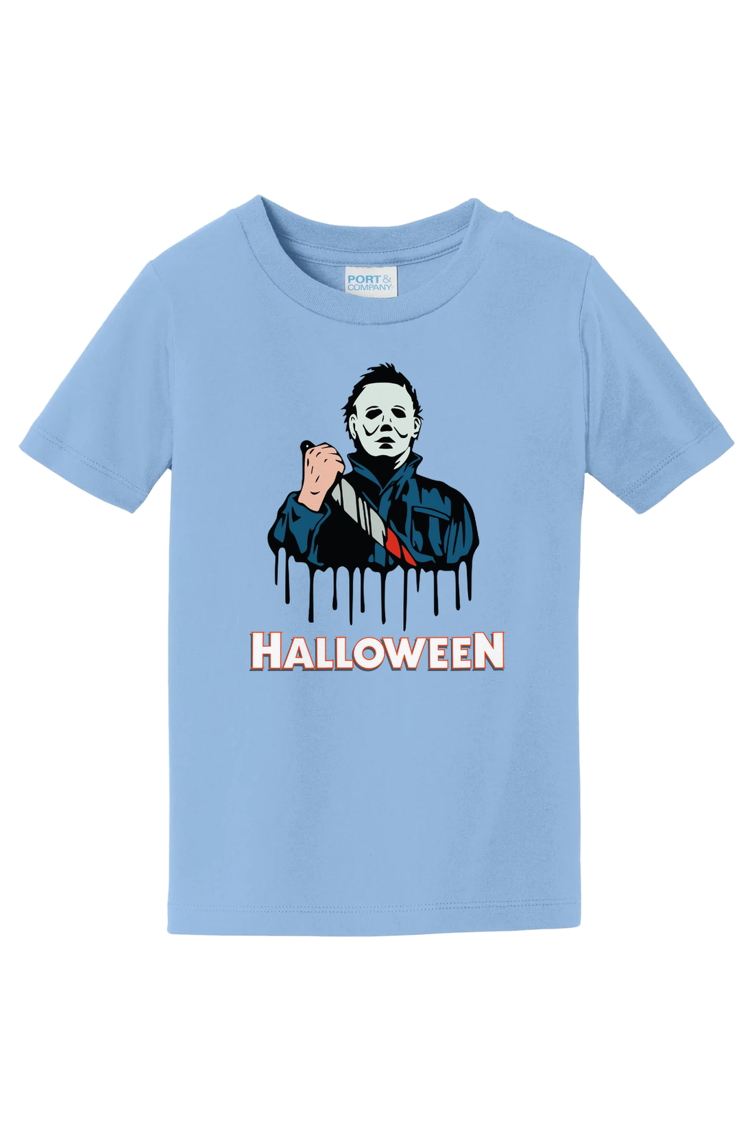 Halloween T-Shirt - light blue