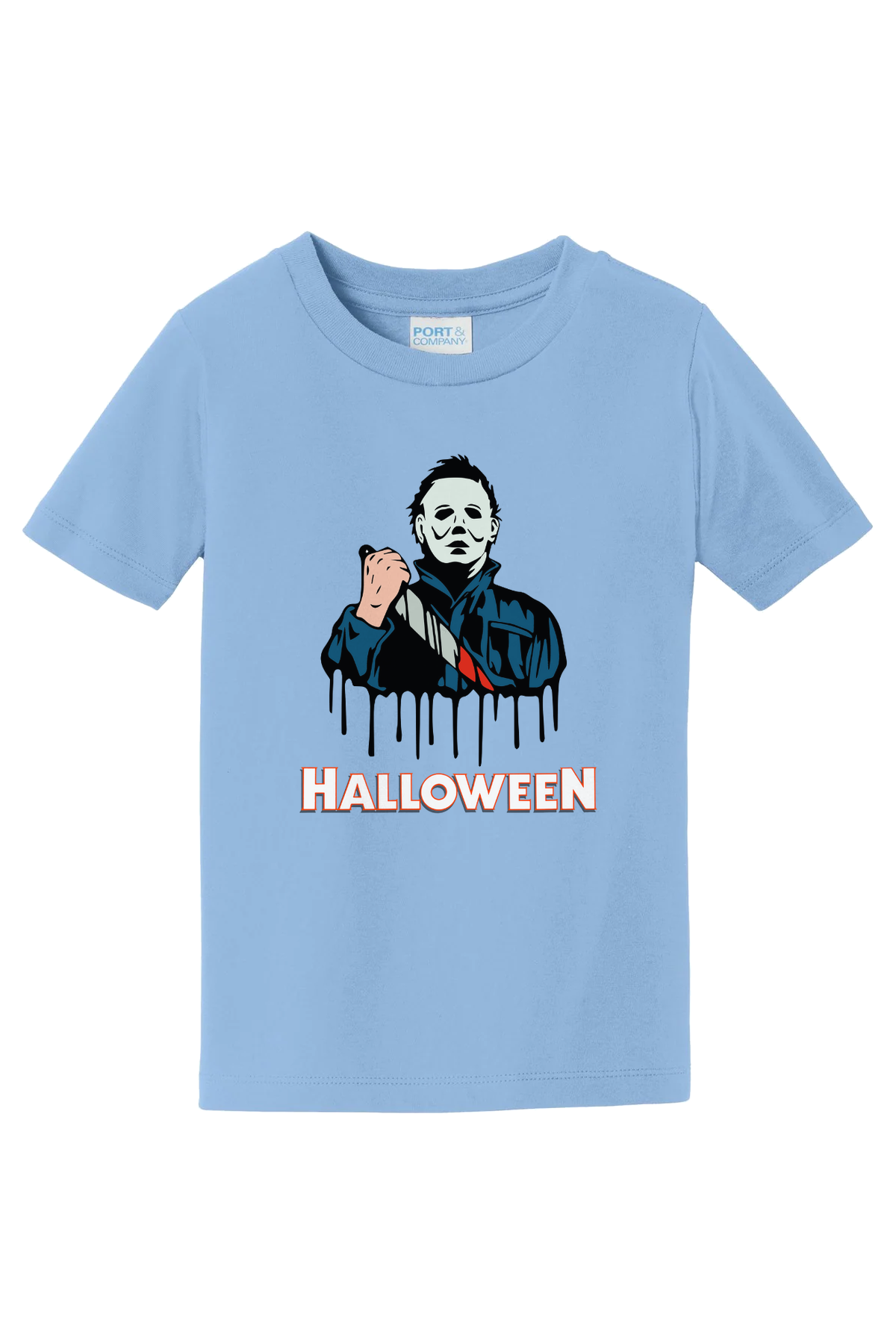 Halloween T-Shirt - light blue
