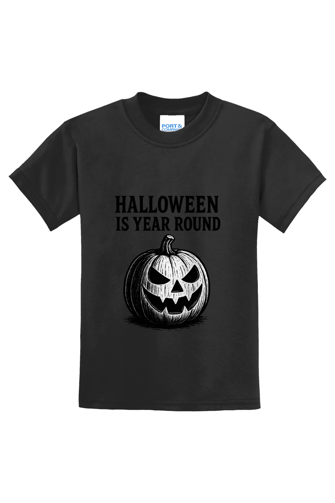 Halloween Year Round Sketch T-Shirt - white