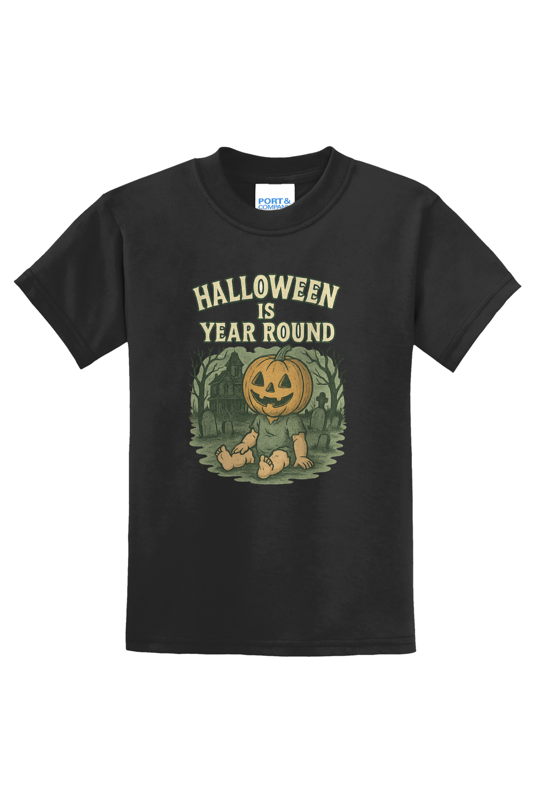 Halloween Year Round T-Shirt - black
