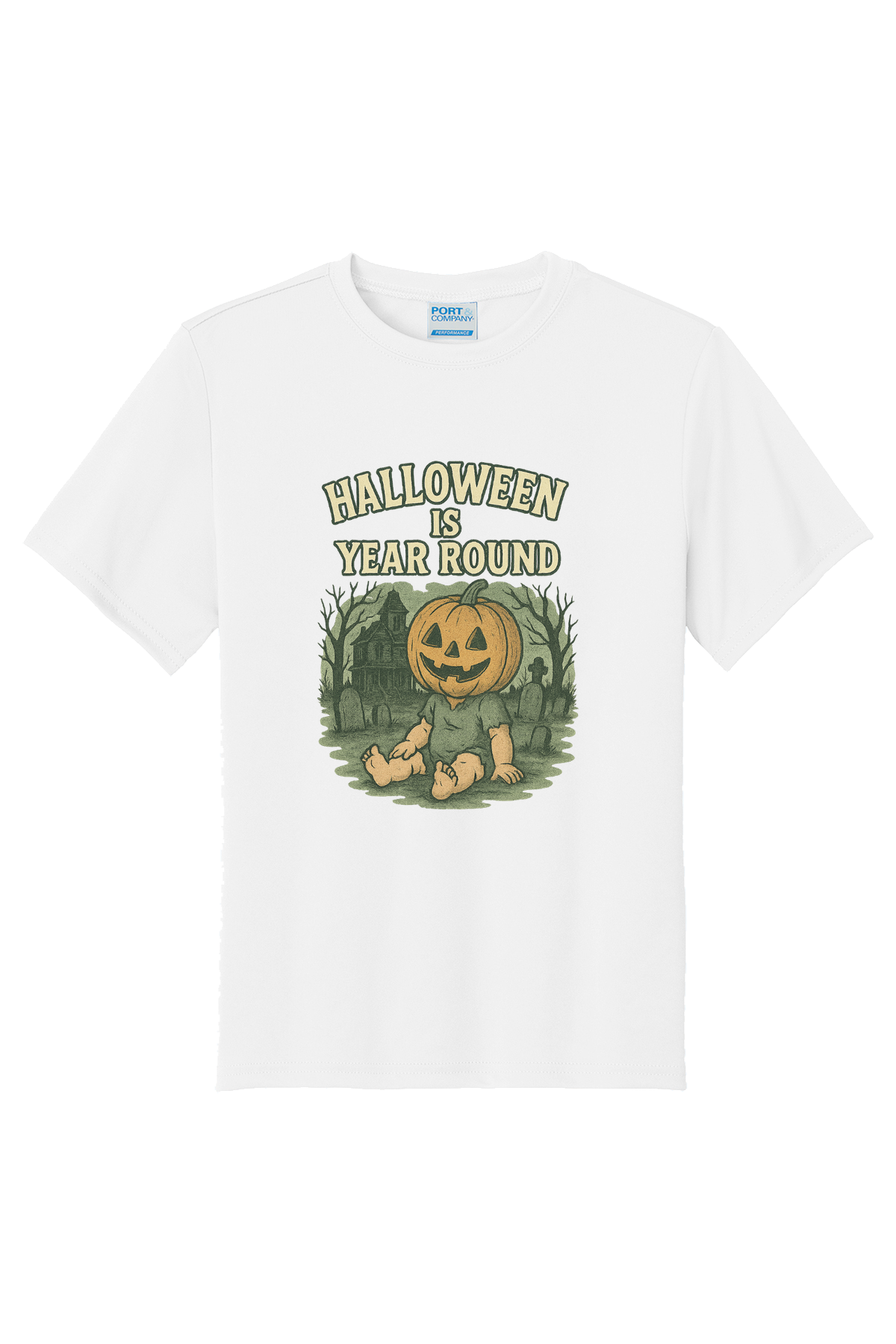 Halloween Year Round T-Shirt - white