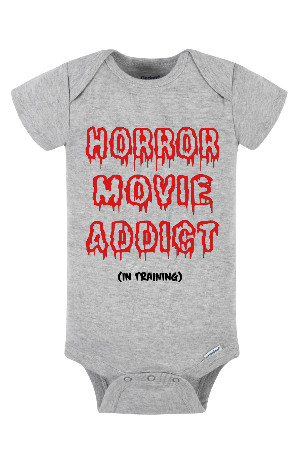 Horror Movie Addict In Training Onesie