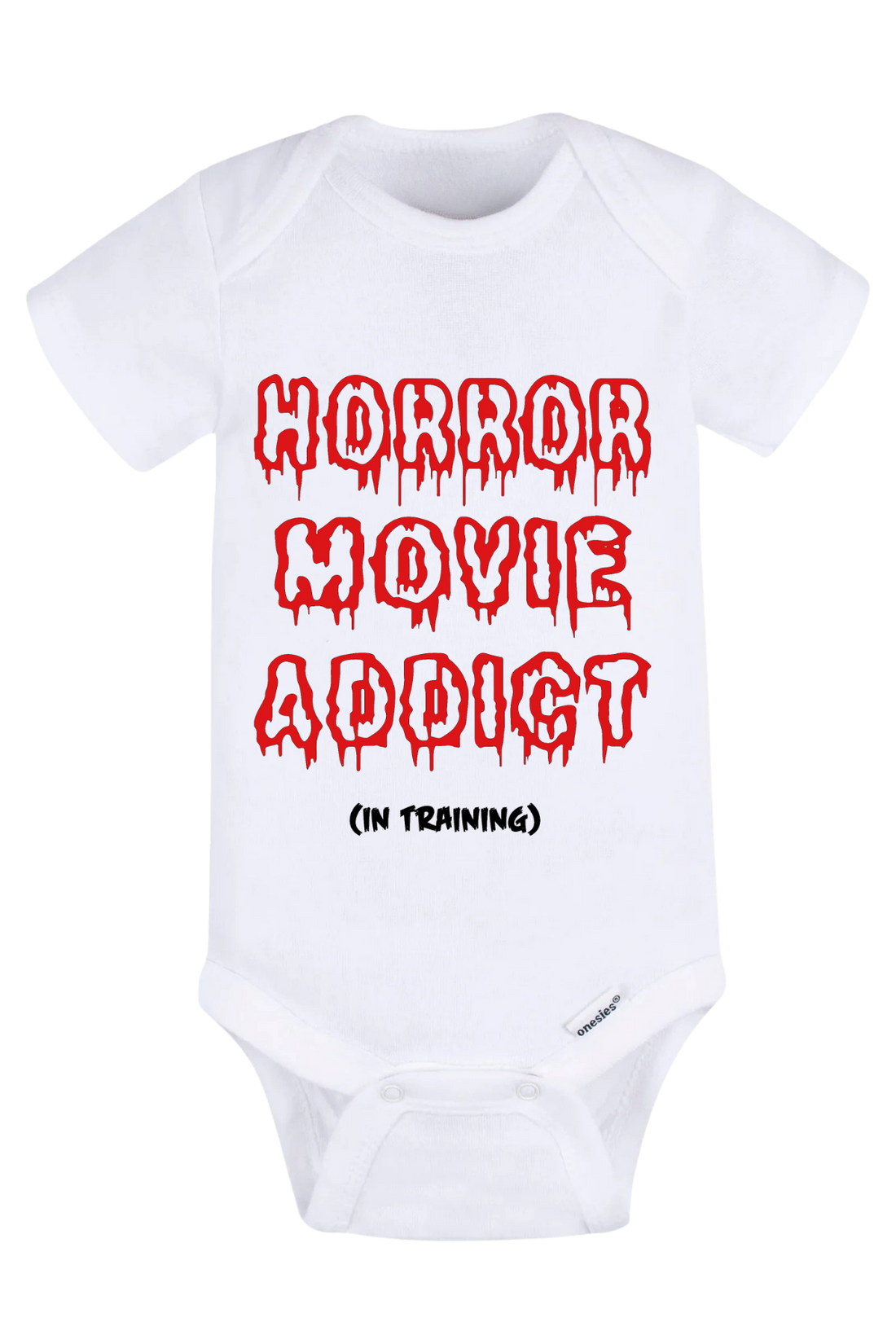 Horror Movie Addict In Training Onesie