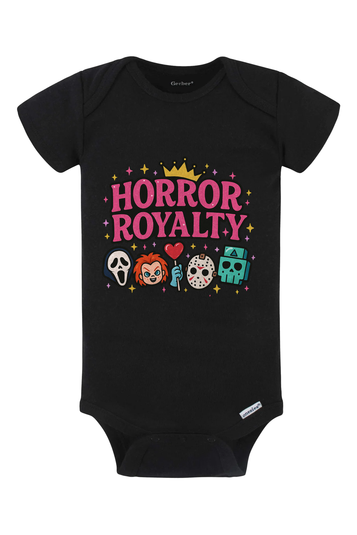 Horror Royalty Onesie - black