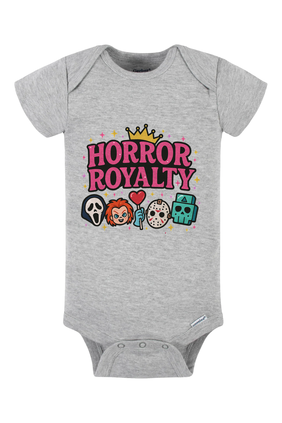 Horror Royalty Onesie - gray
