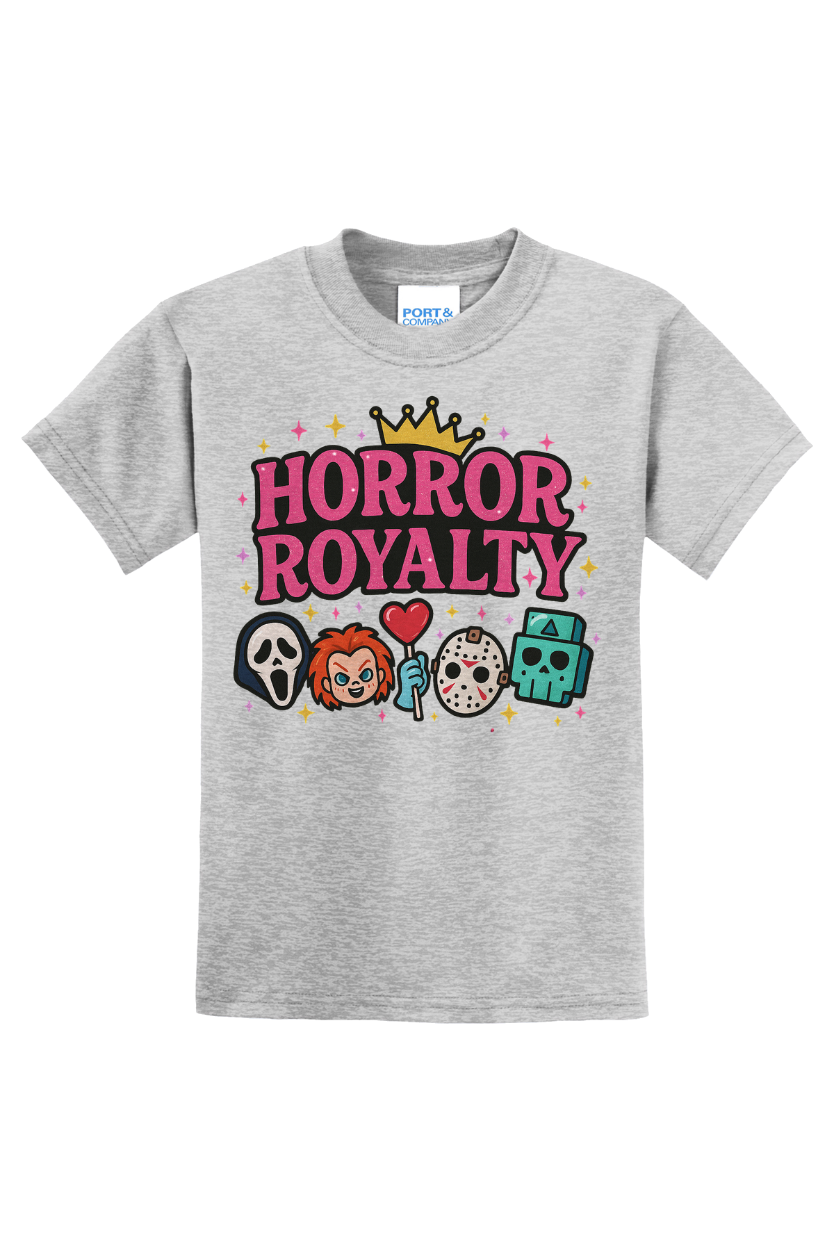 Horror Royalty T-Shirt - gray