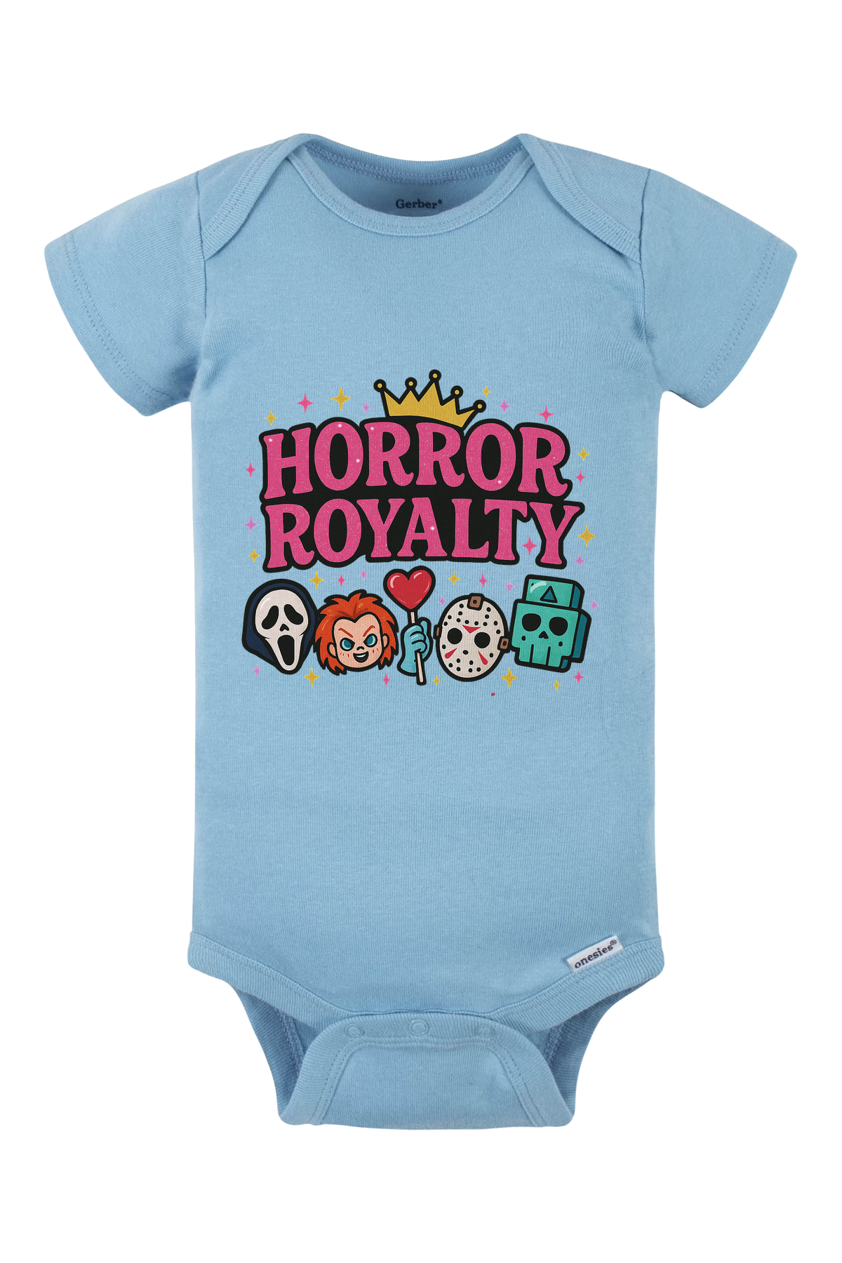 Horror Royalty Onesie - light blue