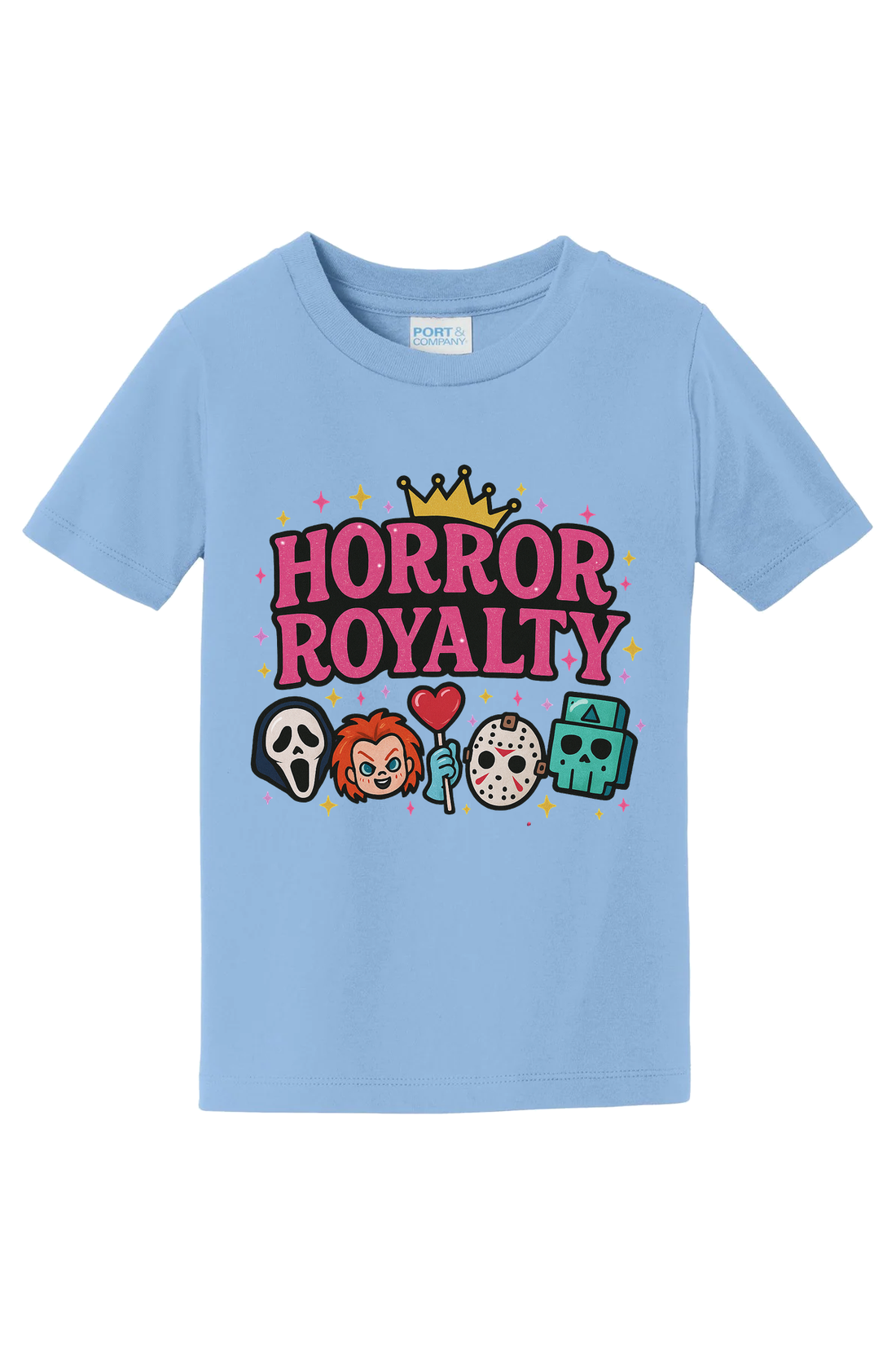 Horror Royalty T-Shirt - light blue