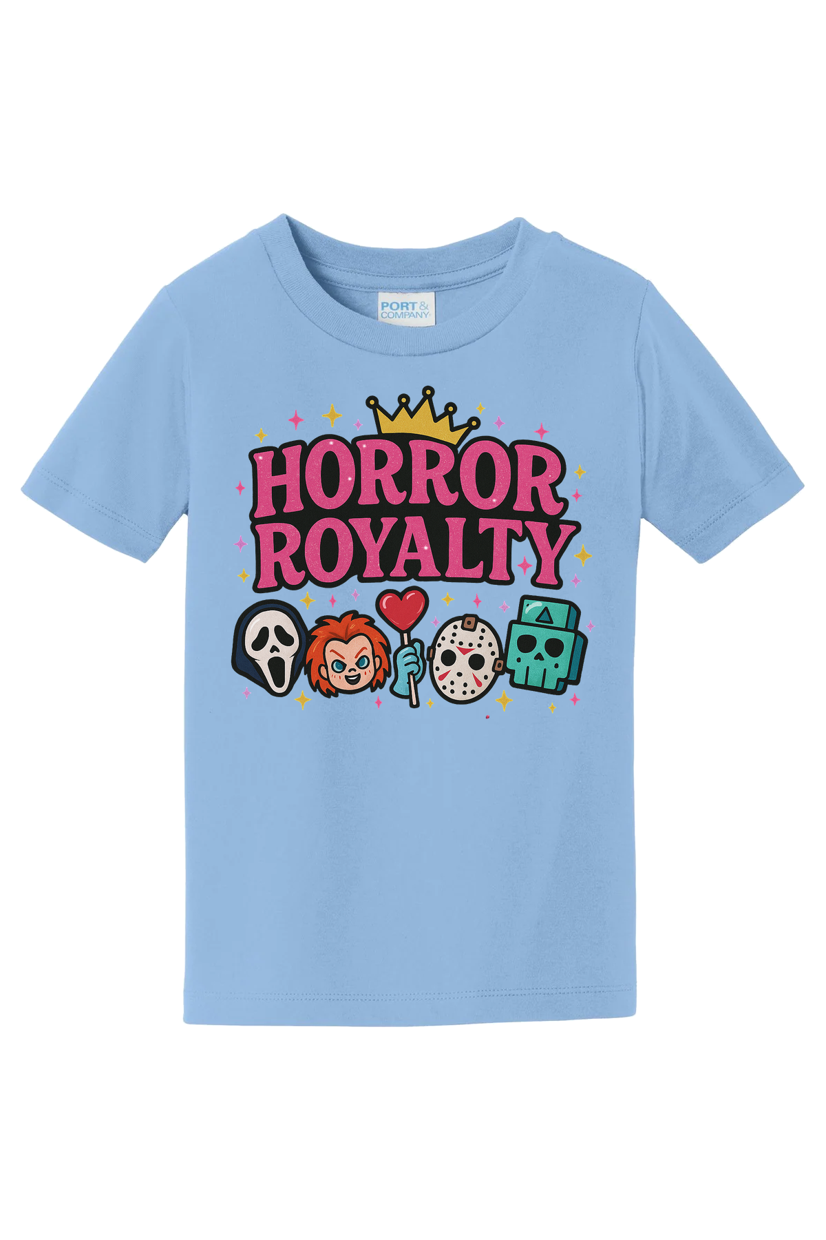 Horror Royalty T-Shirt - light blue