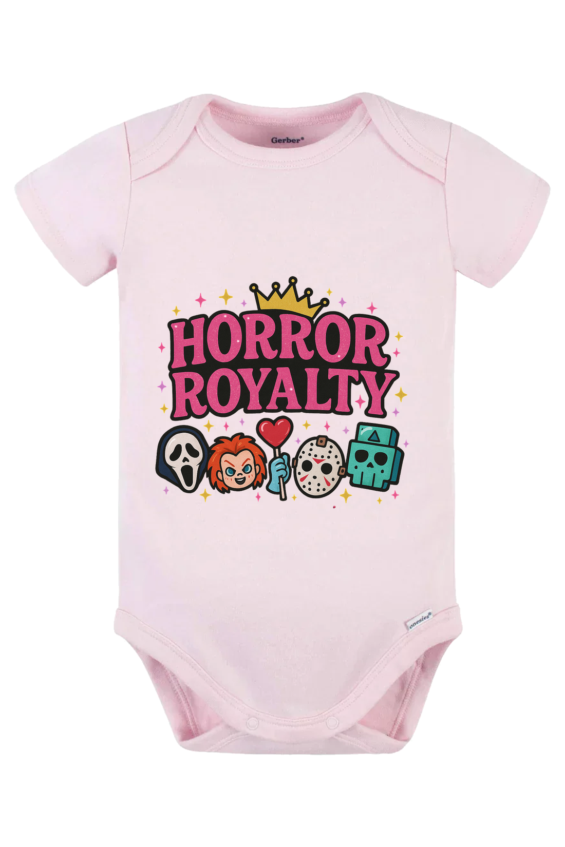 Horror Royalty Onesie - pink