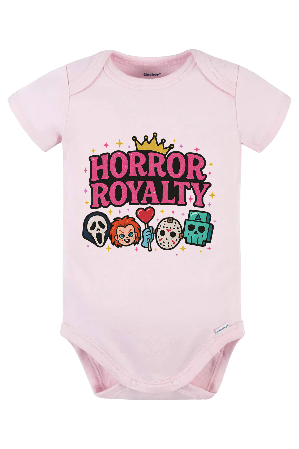 Horror Royalty Onesie - pink