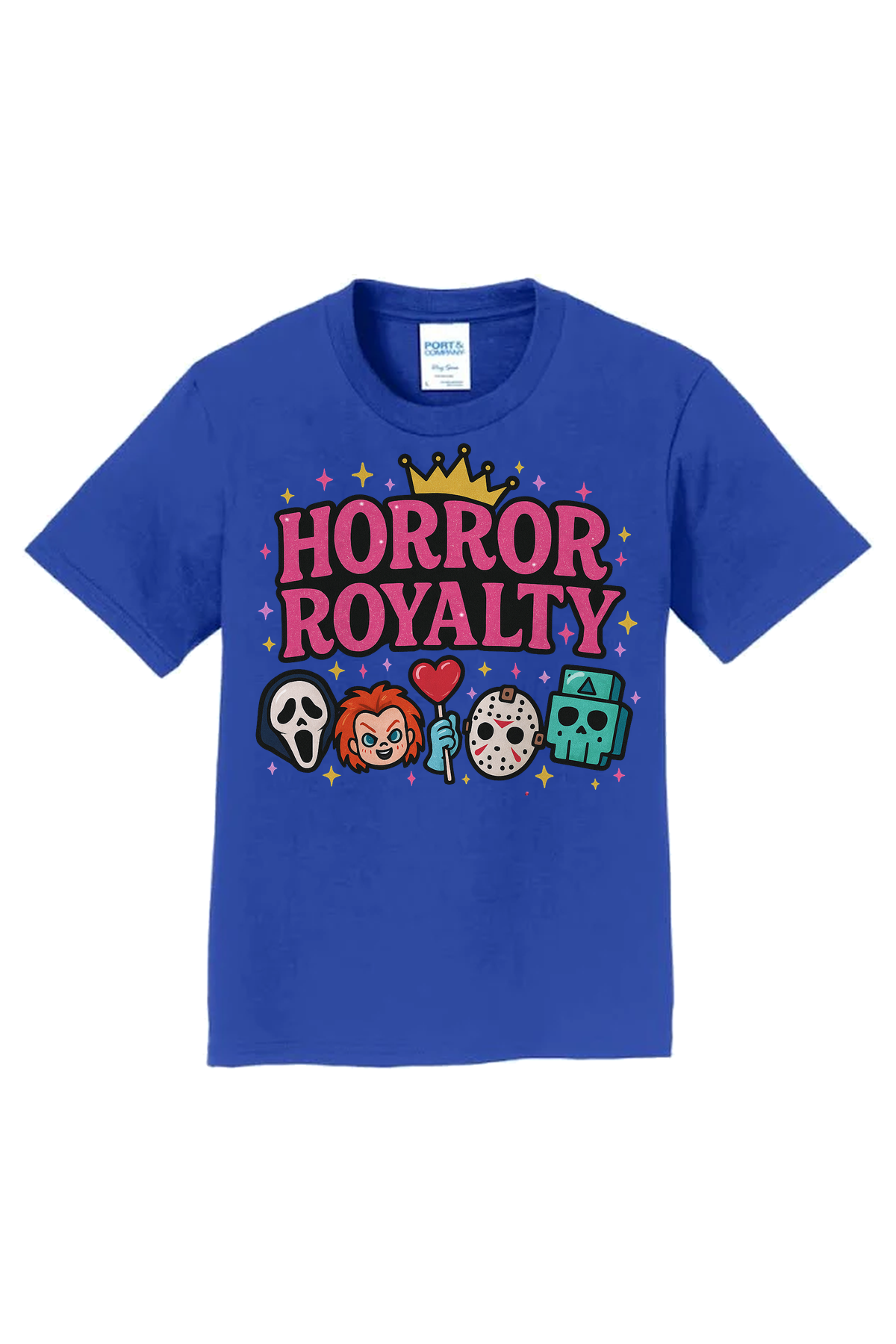 Horror Royalty T-Shirt - royal blue
