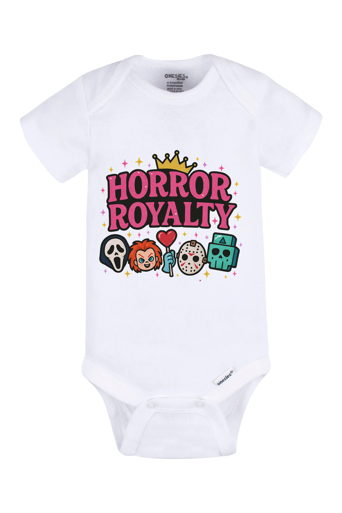 Horror Royalty Onesie - white