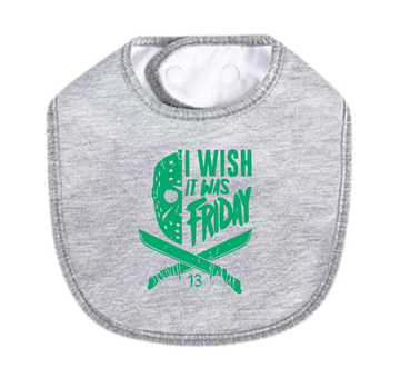 I Wish It Was Friday Green Bib